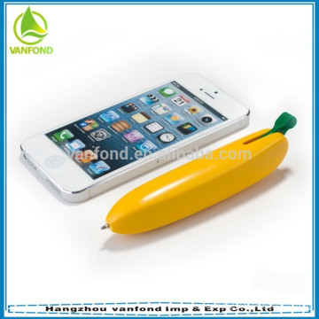 Niedliche Kunststoff Banane Form Kugelschreiber für Förderung